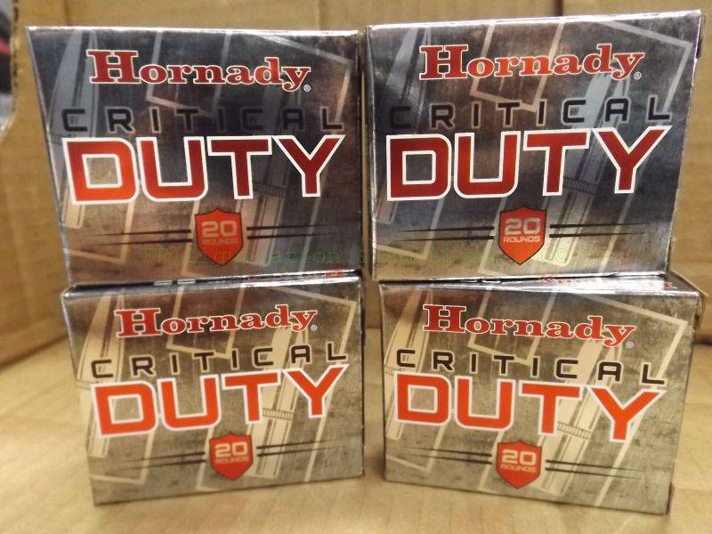 lot 214 image: Hornady critical duty 40 S & W 175 grain flexlock ammunition