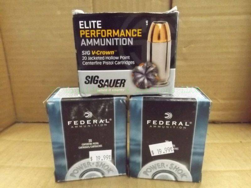 lot 232 image: Federal & Sig Sauer 44 magnum ammunition