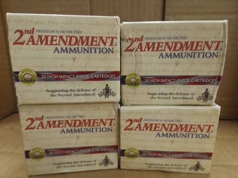 lot 243 image: 2nd amendent .45 ACP 230 grain JHP ammunition