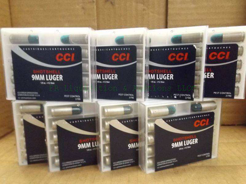 lot 248 image: CCI 9mm luger shotshell ammunition