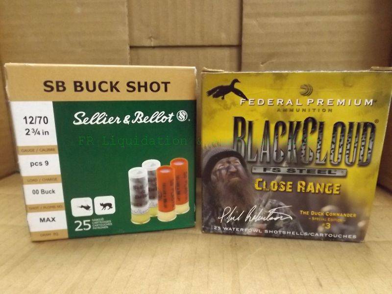 lot 259 image: Sellior & Bellot  Federal Premium 12 gauge shotgun ammunition