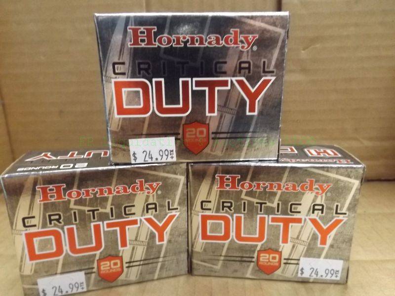 lot 269 image: Hornady critical duty 45 autoP 220 grain flexlock ammunition