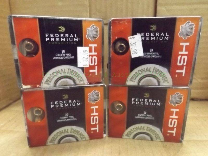 lot 271 image: Federal Premium 45 auto 230 grain HST JHP ammunition