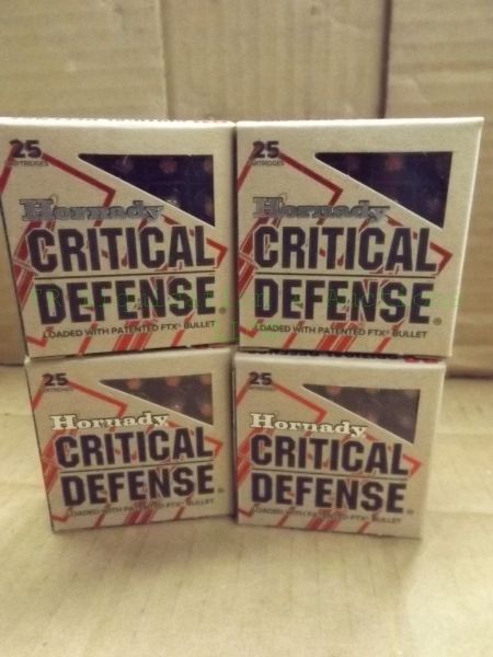 lot 277 image: Hornady critical defense 380 auto 90 grain FTX ammunition