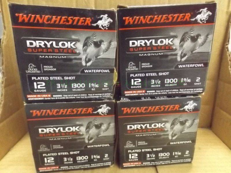 lot 299 image: Winchester drylock magnum 12 gauge 3 shotgun ammunition