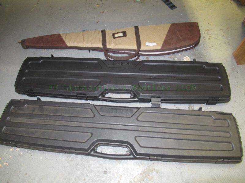 lot 334 image: Plano & Redhead hard Rifle cases and soft rifle case