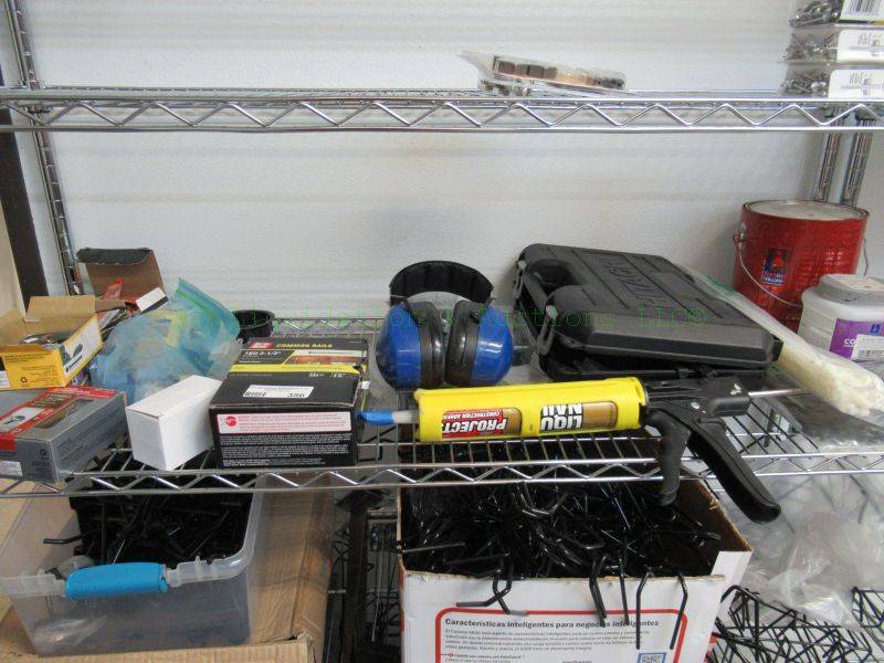 lot 356 image: Assorted hardware & tools as shown