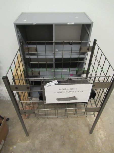 lot 365 image: File rack and storage shelf
