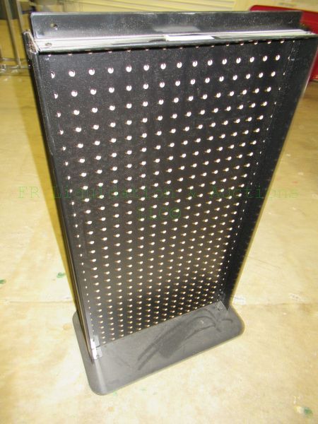lot 369 image: Rotating counter top peg board display