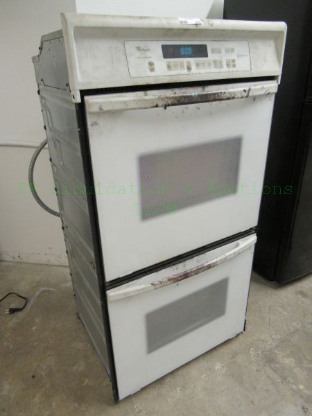 lot 370 image: Whirlpool self cleaning double oven