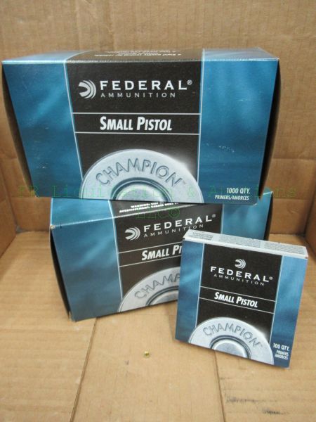 lot 560 image: Federal premium small pistol primers