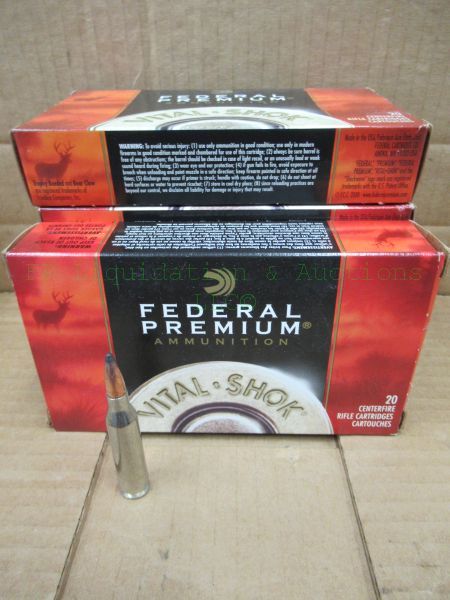 lot 568 image: Federal Premium 260 Win. 140 grain Sierra gameking BTSP ammunition