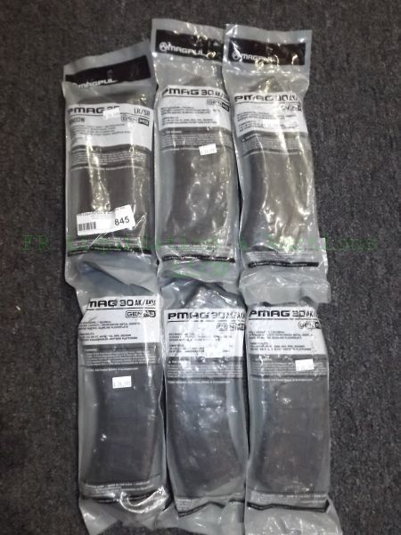 lot 845 image: NEW Magpull 30 AK47 rifle magazines, 6 count