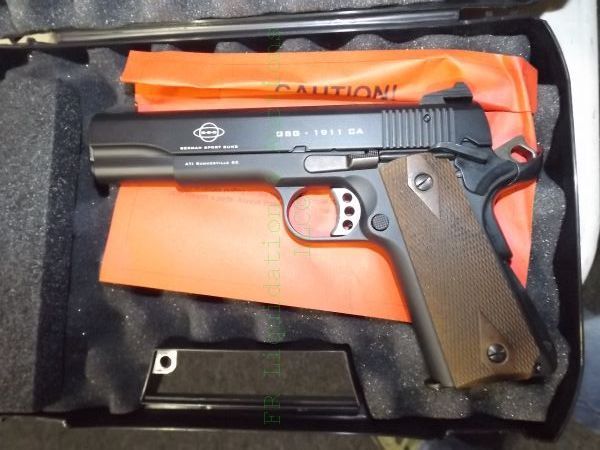 lot 853 image: NEW in box American Tactical GSG 1911 .22 caliber automatic pistol