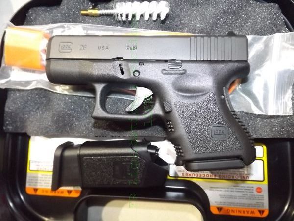 lot 857 image: NEW in box Glock 26 9mm automatic pistol with accessories