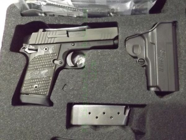 lot 862 image: NEW in box Sig Sauer P938 9mm automatic pistol with accessories