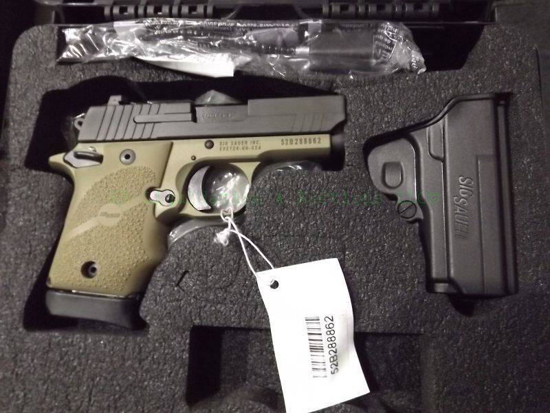 lot 863 image: NEW in box Sig Sauer P938 9mm automatic pistol with accessories