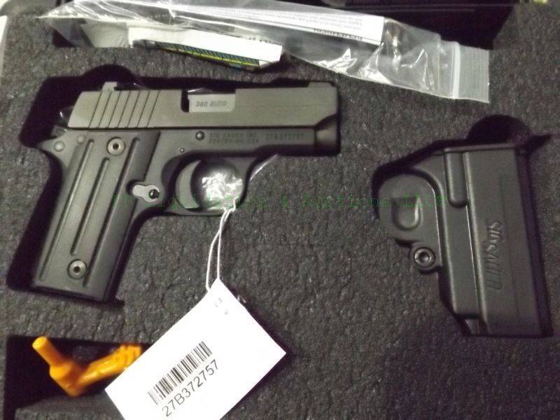 lot 870 image: NEW in box Sig Sauer P238 .380 automatic pistol with accessories