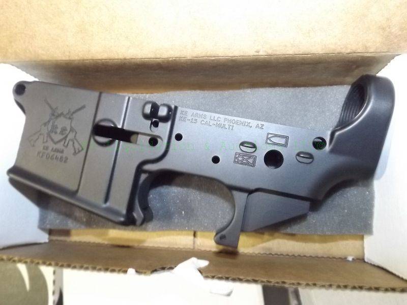 lot 877 image: NEW KE Arms KE-15 forged receiver