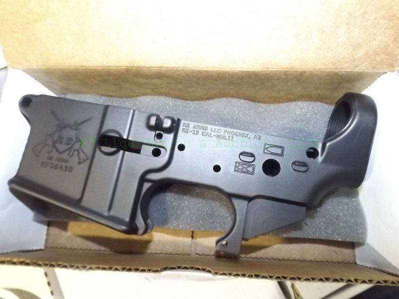 lot 883 image: NEW KE Arms KE-15 forged receiver