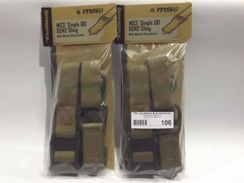 lot 106 image: NEW Magpull MS3 Single QD rifle sling