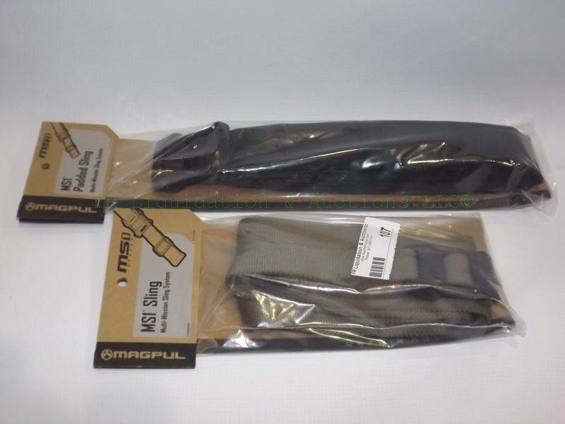 lot 107 image: NEW Magpull Single QD rifle sling and padded sling