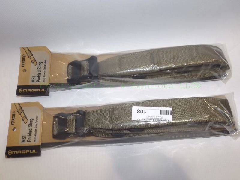 lot 108 image: NEW Magpull Single QD rifle padded sling