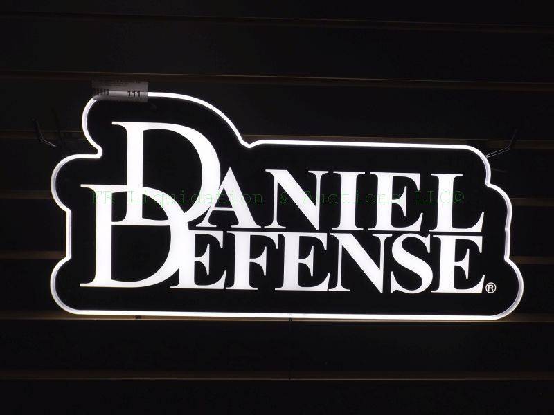 lot 111 image: Daniel Defense lighted window display sign
