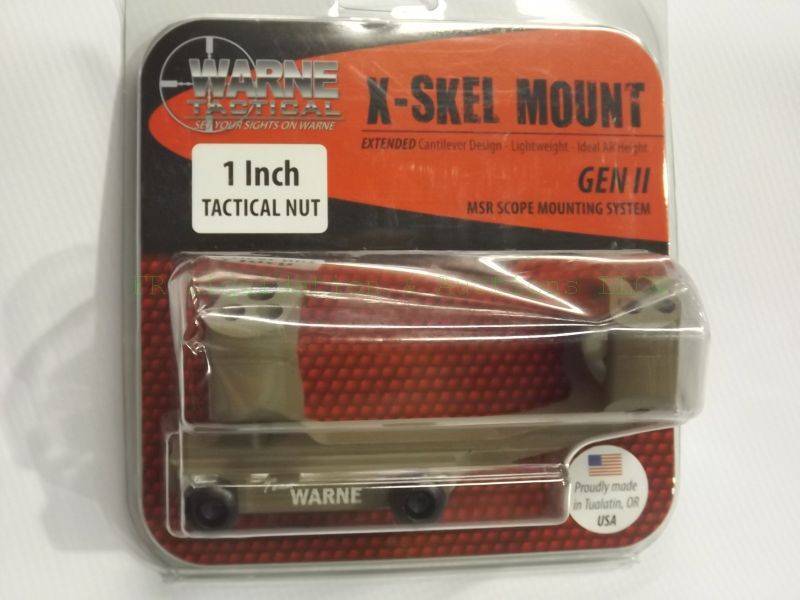 lot 125 image: NEW Warne tactical X-sel scope mounting system