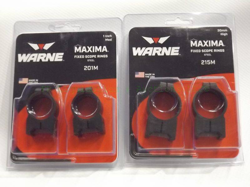 lot 127 image: NEW Maxima fixed rifle scope rings