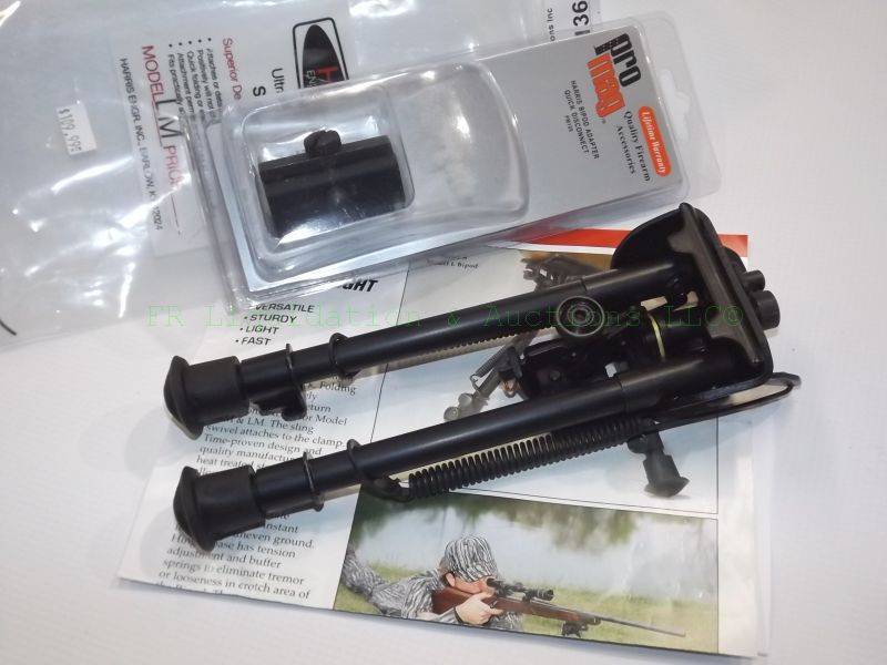 lot 136 image: NEW Harris ultralight Series S model L rifle bipod
