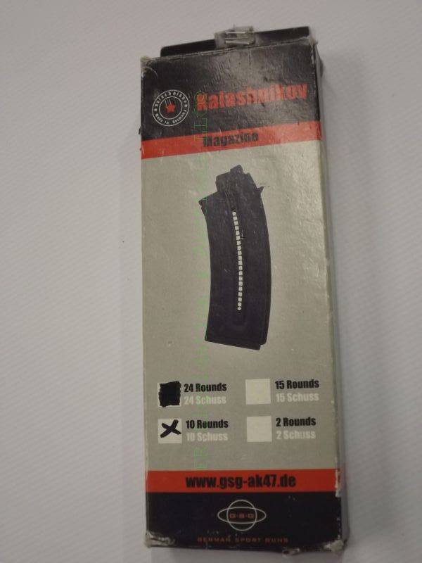 lot 157 image: Kalashnikov AK47 24 round automatic rifle magazine