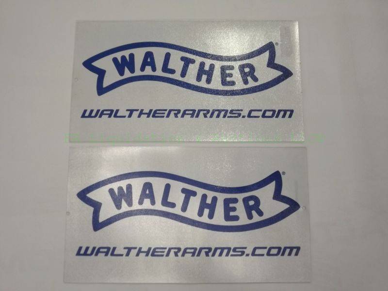 lot 166 image: Walther arms transparent counter top pistol pads
