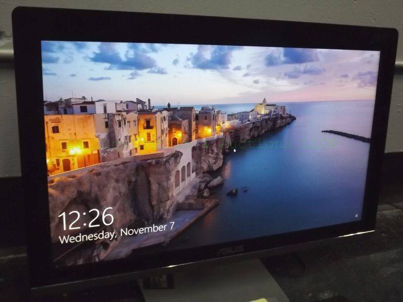 lot 190 image: Asus all-in-one personal touch screen computer with keyboard and mouse