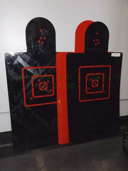 lot 301 image: Metal target display silhouettes