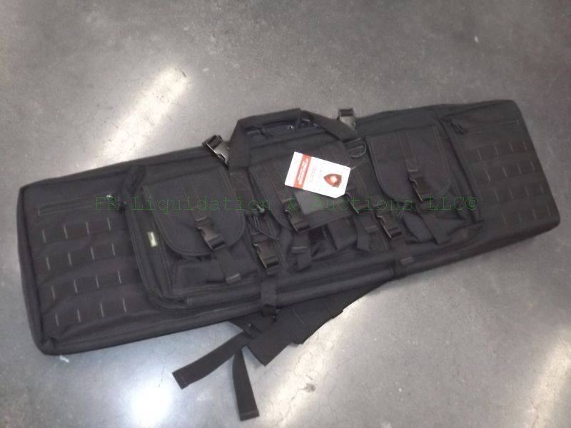 lot 590 image: NEW Drago gear XT double gun carry case 42 long model 12-303BL