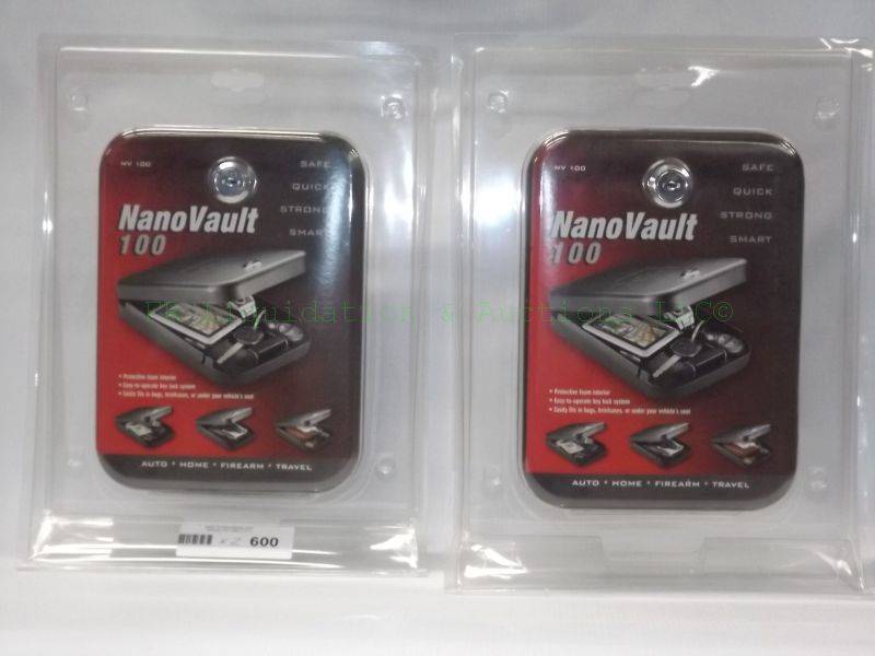 lot 600 image: NEW Nano security vaults model 100
