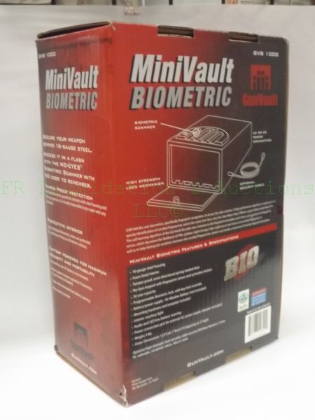 lot 605 image: NEW in box Bio Biometric Minivault model GVB1000