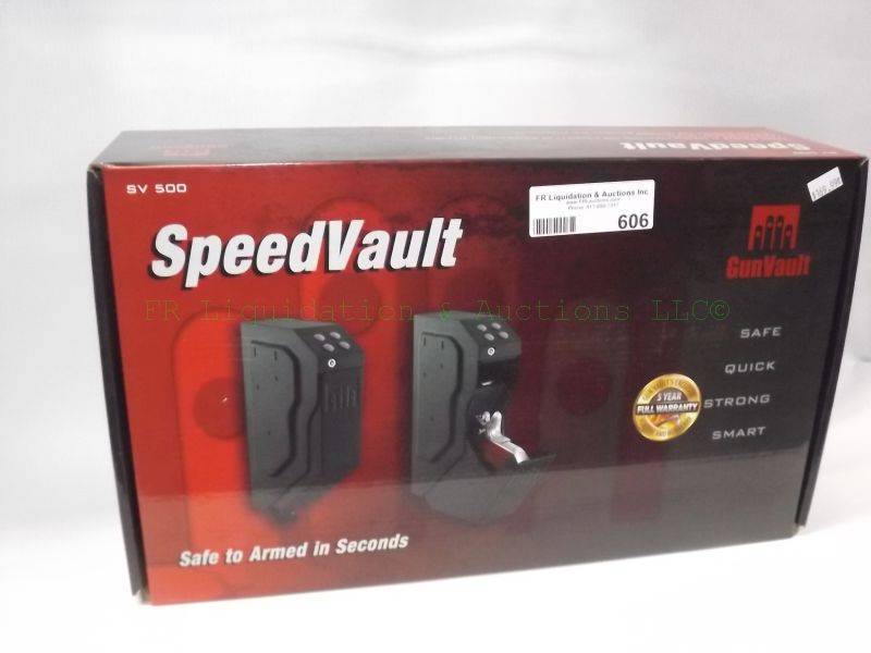 lot 606 image: NEW in box Gunvault Speed vault model SV500