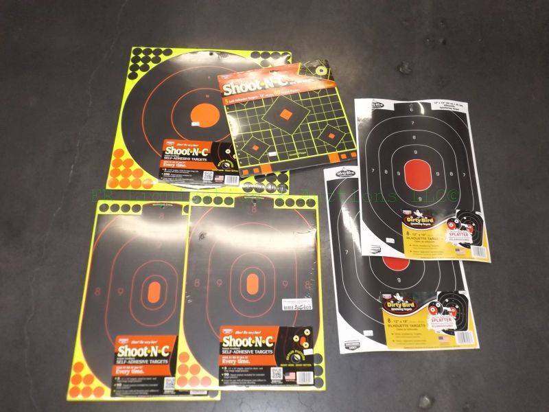 lot 609 image: NEW shoot NC self adhesive targets