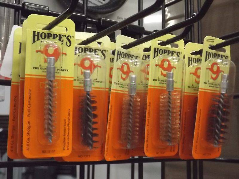 lot 614 image: NEW Hoppes 9 bore brushes 15 packs