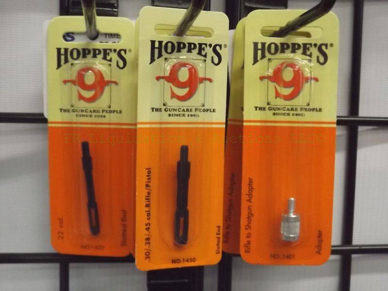 lot 617 image: NEW Hoppes 9 slotted bore patch rod tip 8 packs