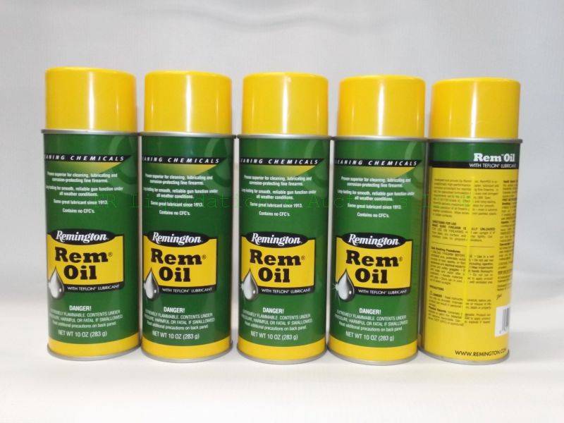lot 621 image: NEW Remington Rem oil gun lubricant 5 cans