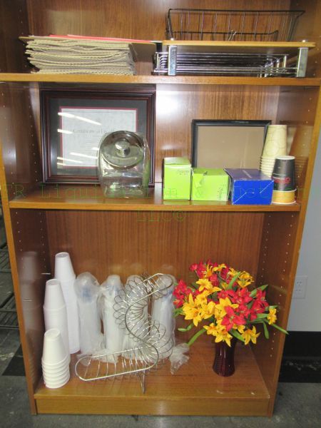 lot 390 image: Assorted coffee serving supplies as shown