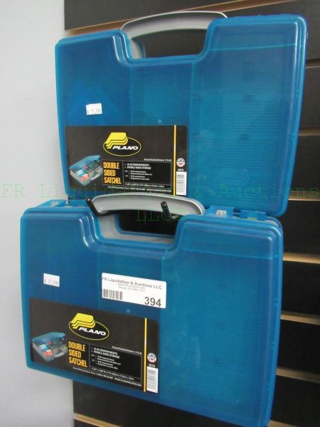lot 394 image: NEW Plano double sided tackle boxes model 1715-02