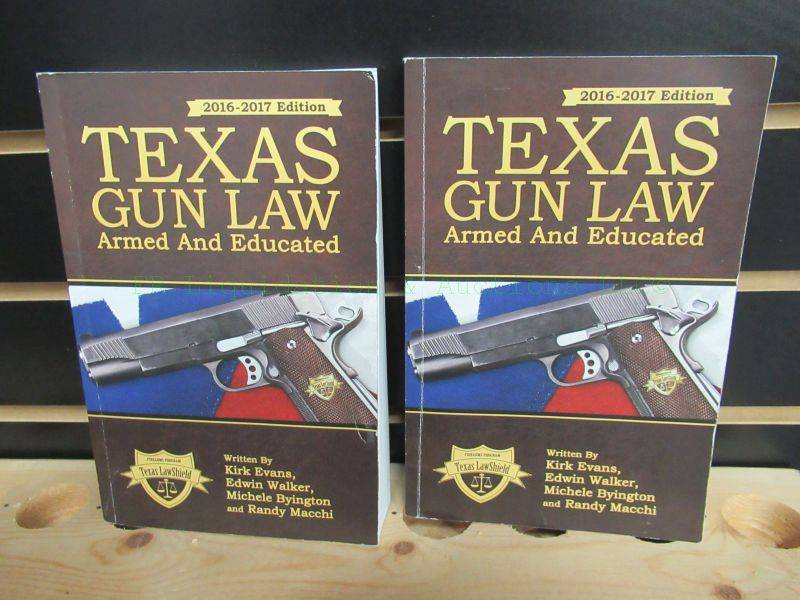 lot 403 image: Texas gun laws books 2016-2017