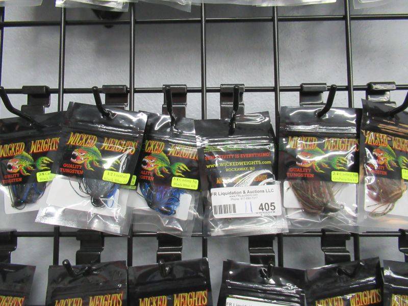 lot 405 image: NEW Wicked Weights fishing lures