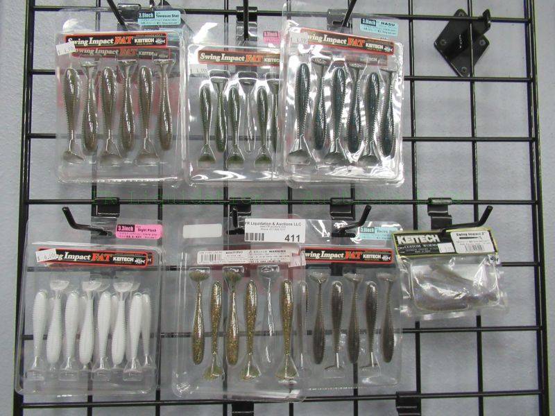 lot 411 image: NEW Keitech swing impact fat swimbait