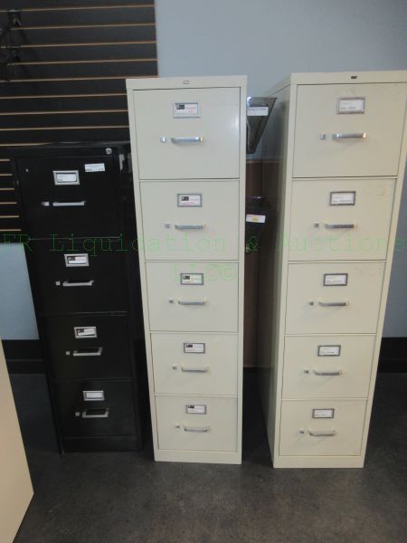 lot 419 image: Hon metal file cabinets