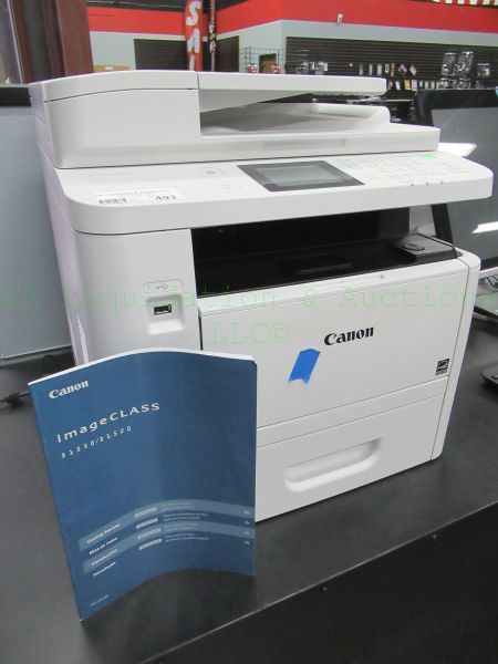 lot 493 image: Canon image class D1550 Wireless Monochrome Laser All-In-One Printer, Copier, Scanner, Fax